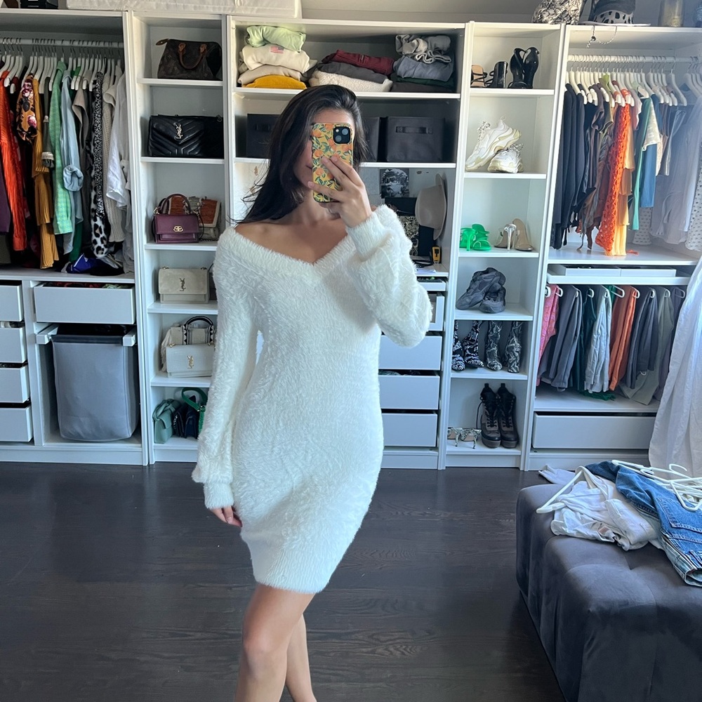 Cozy sweater dress